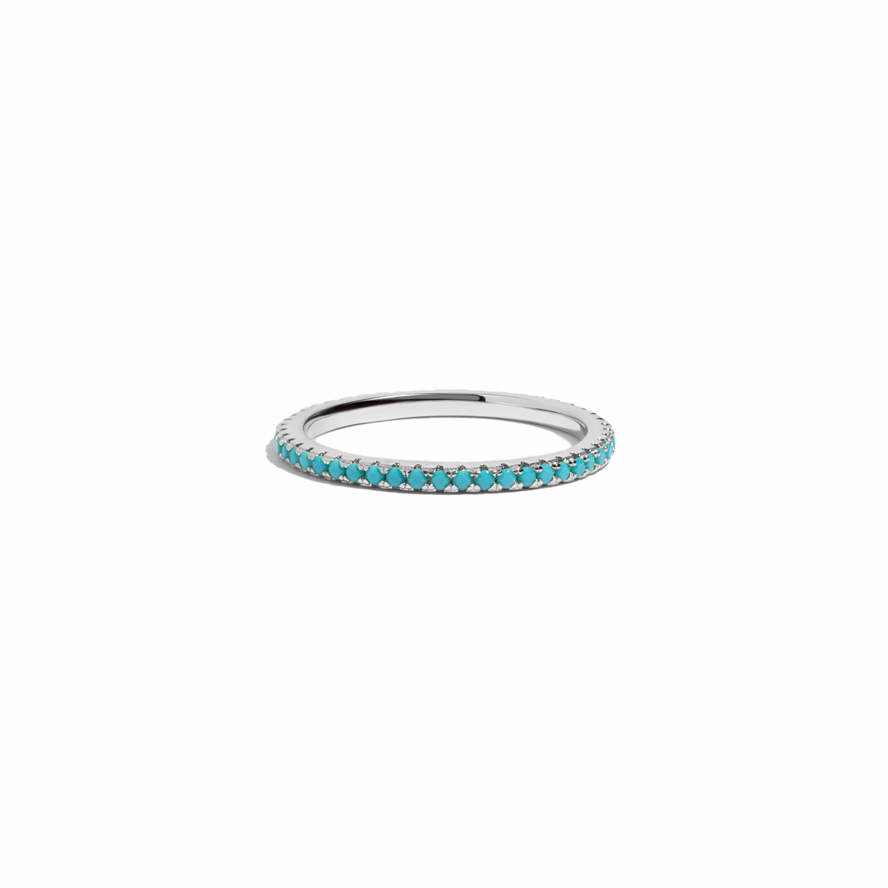 Turquoise Eternity Ring - Image 3