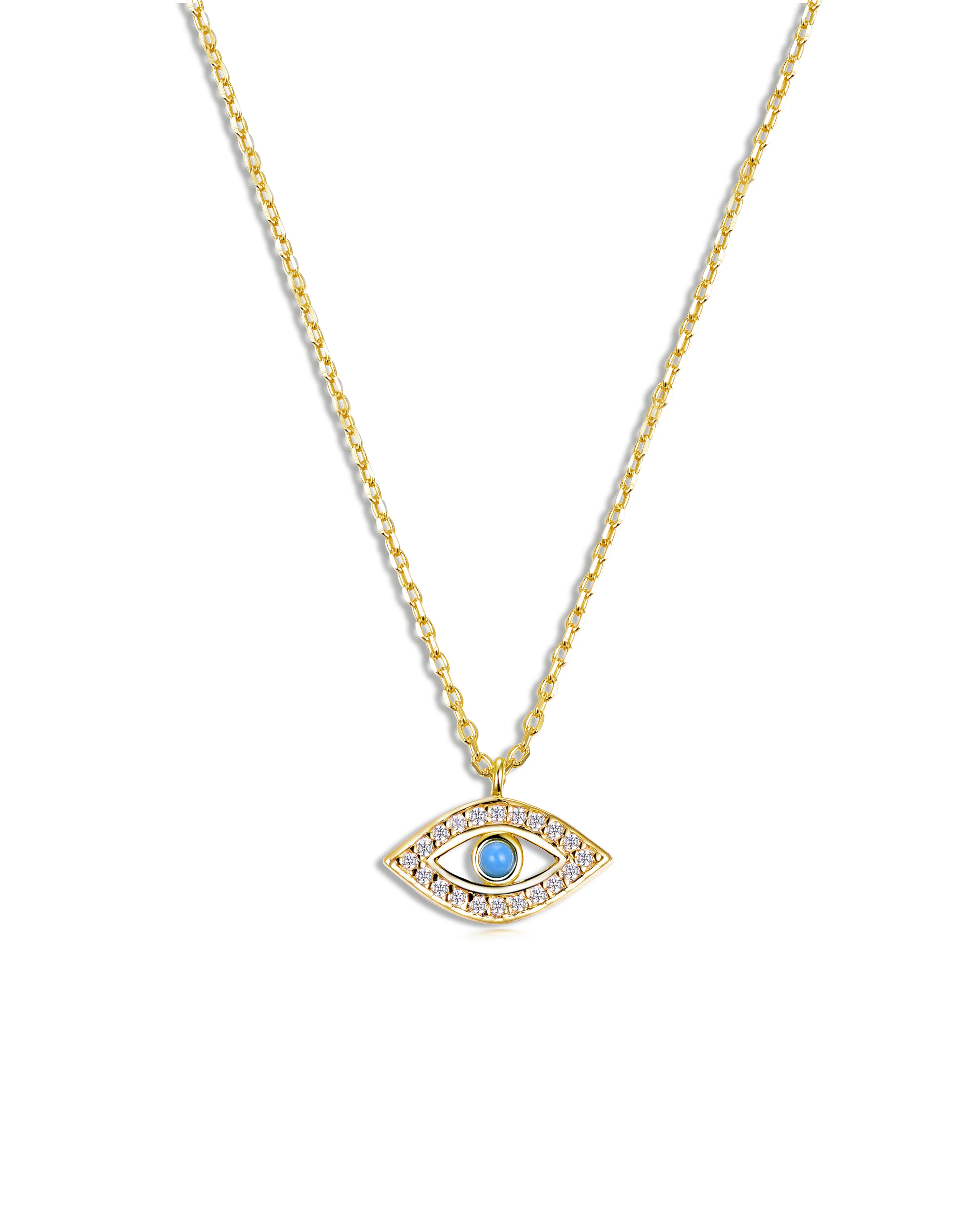 Turquoise Evil Eye Necklace