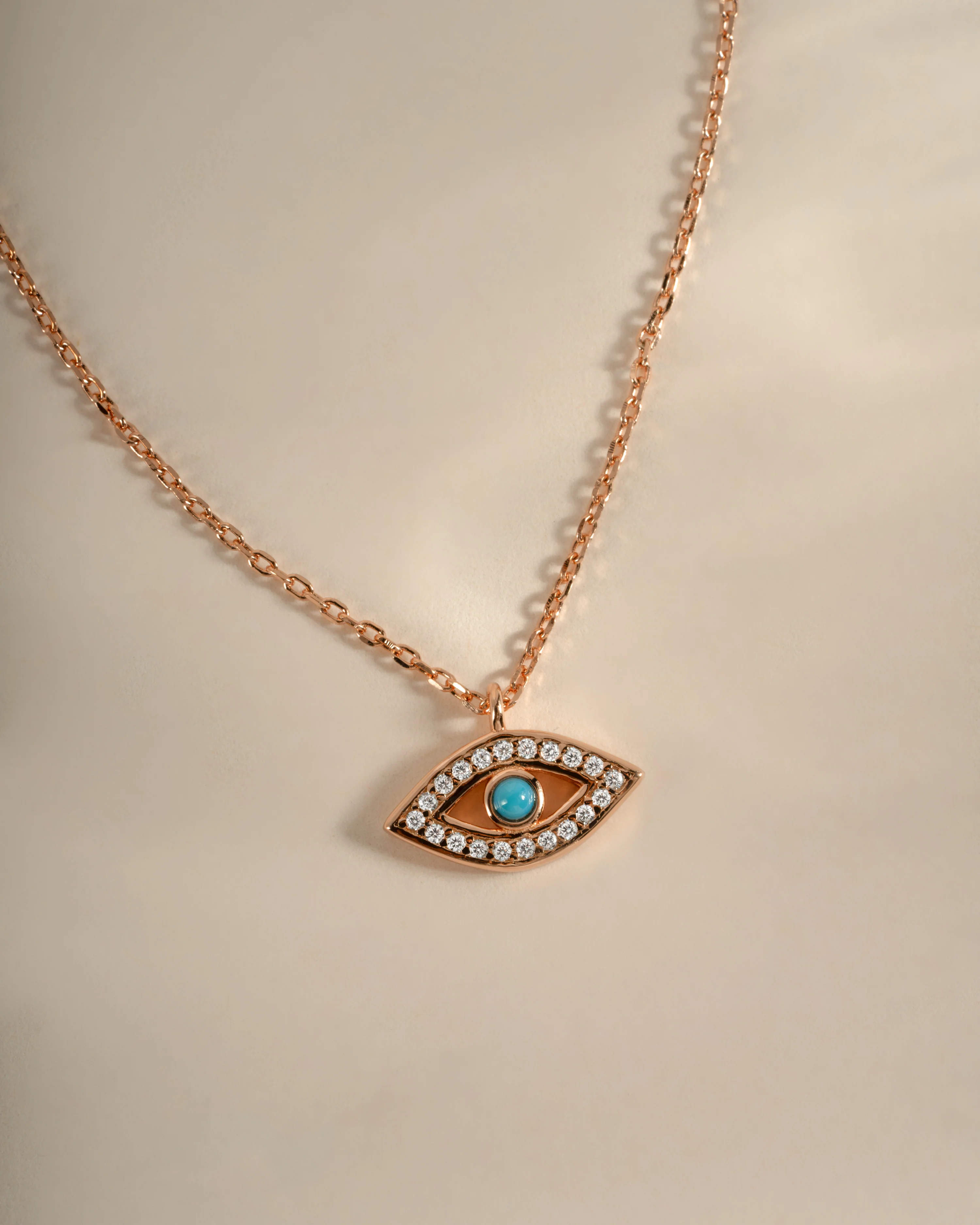 Turquoise Evil Eye Necklace - Image 4