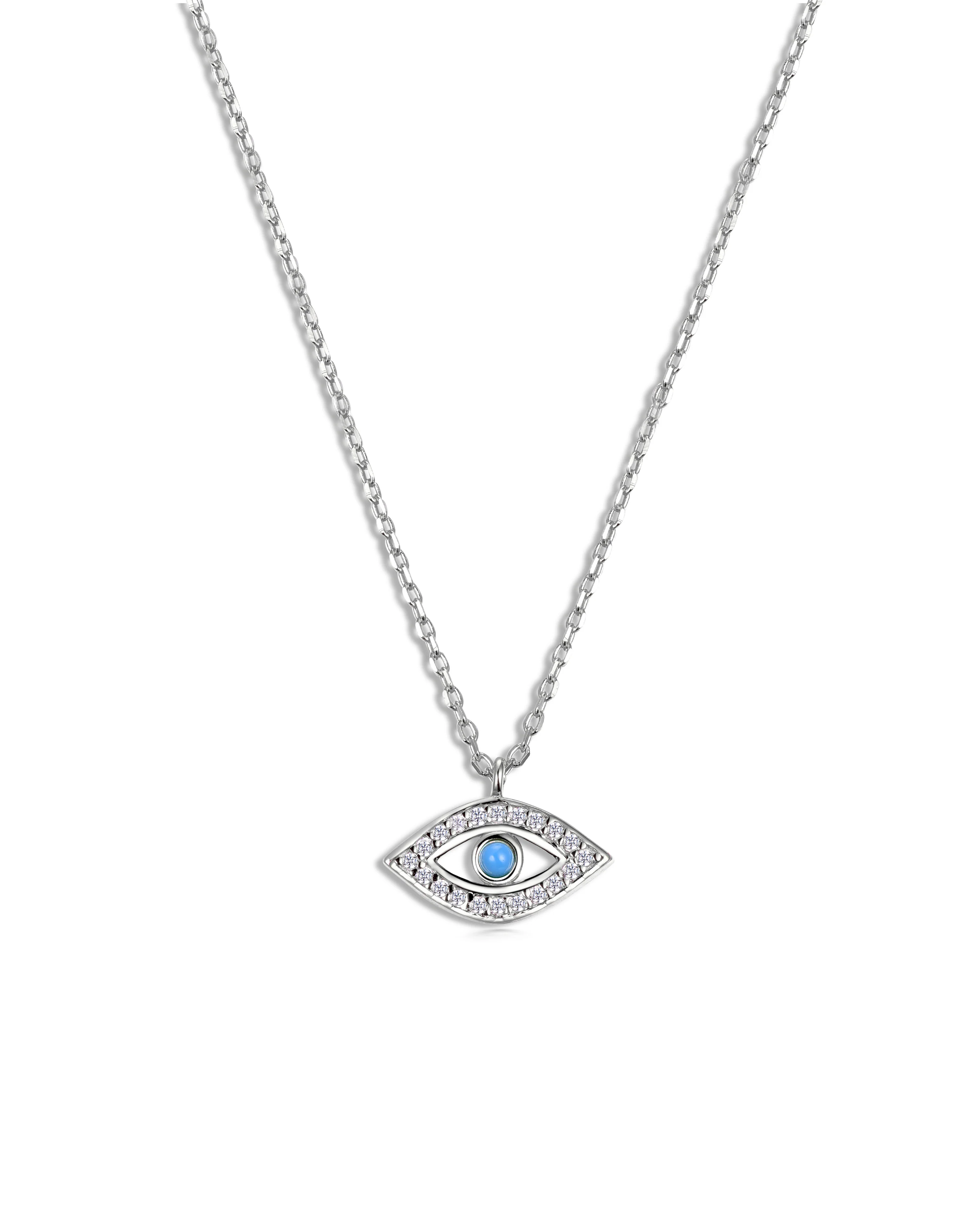 Turquoise Evil Eye Necklace - Image 8