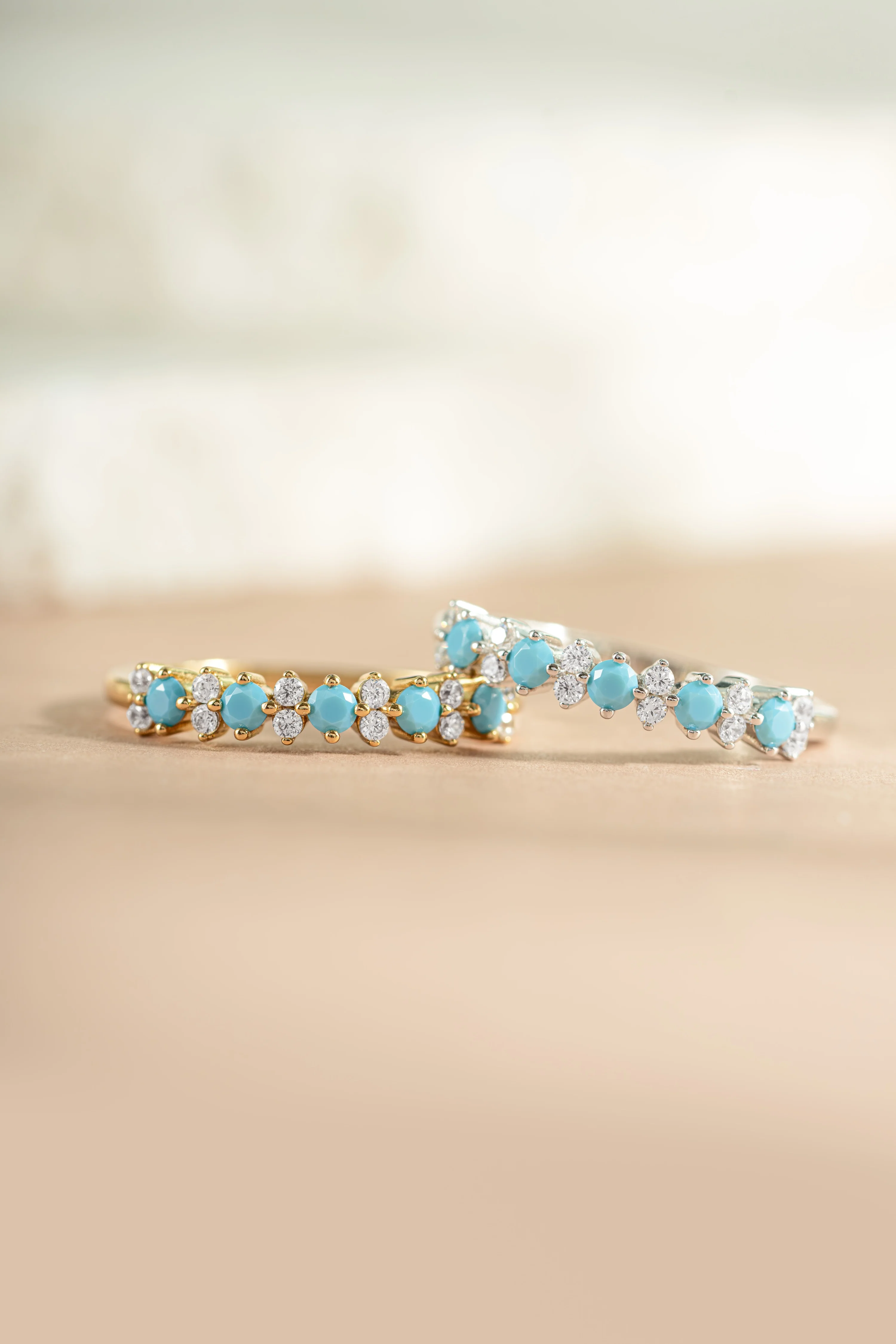 Turquoise Stephanie Stacking Ring - Image 3