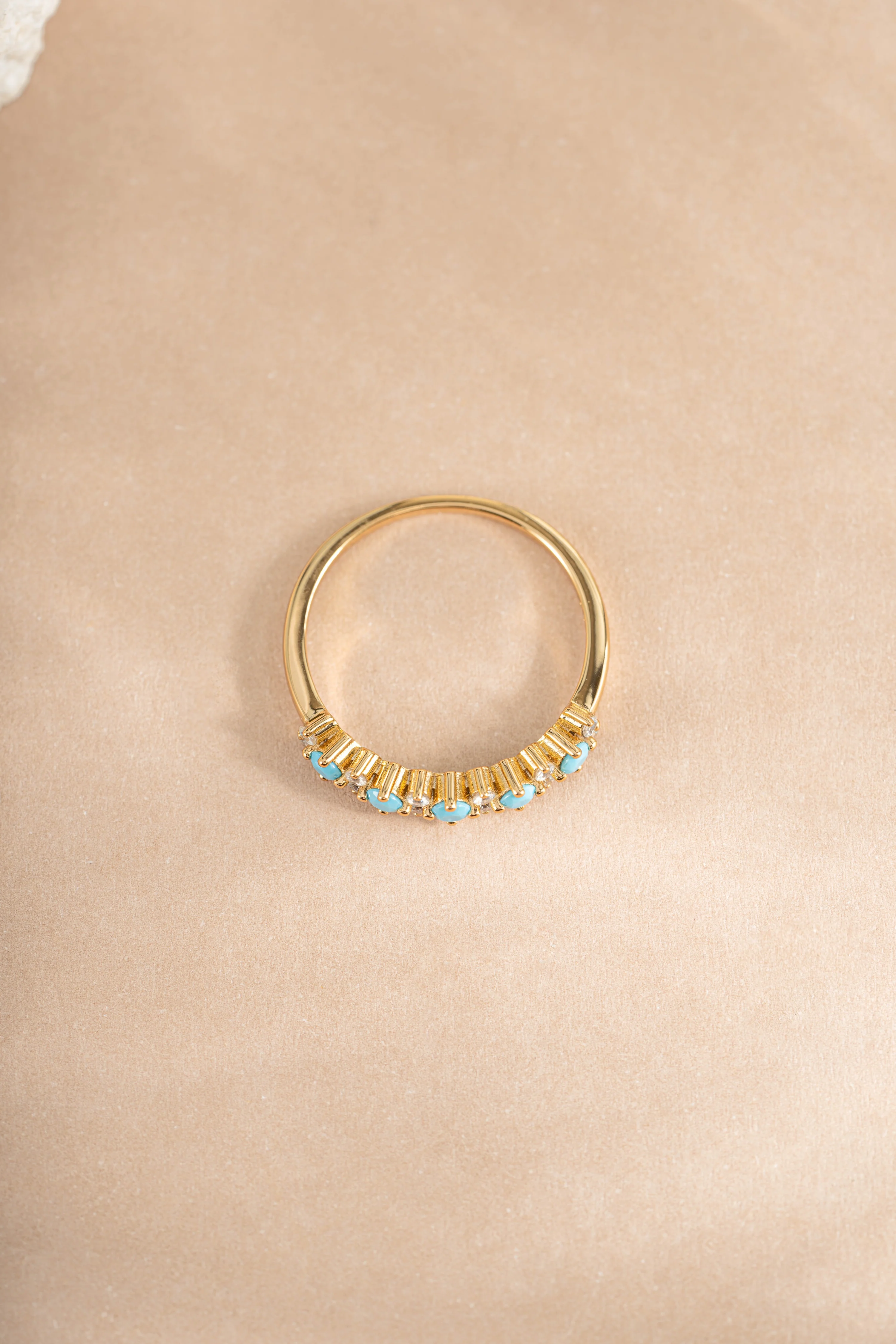 Turquoise Stephanie Stacking Ring - Image 9
