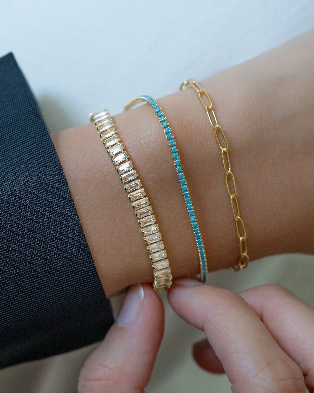 Turquoise Tennis Bracelet - Image 8