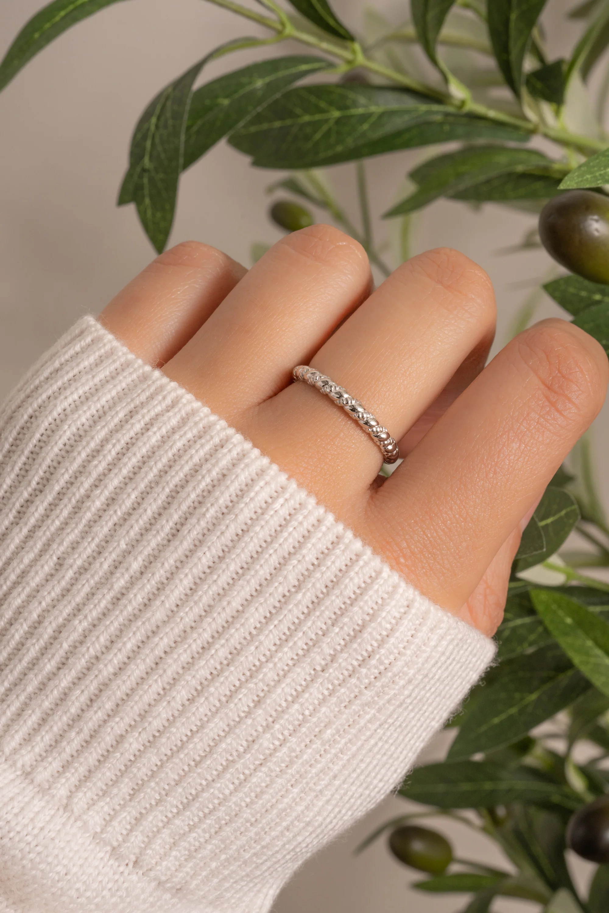 Twist Stacking Ring - Image 4
