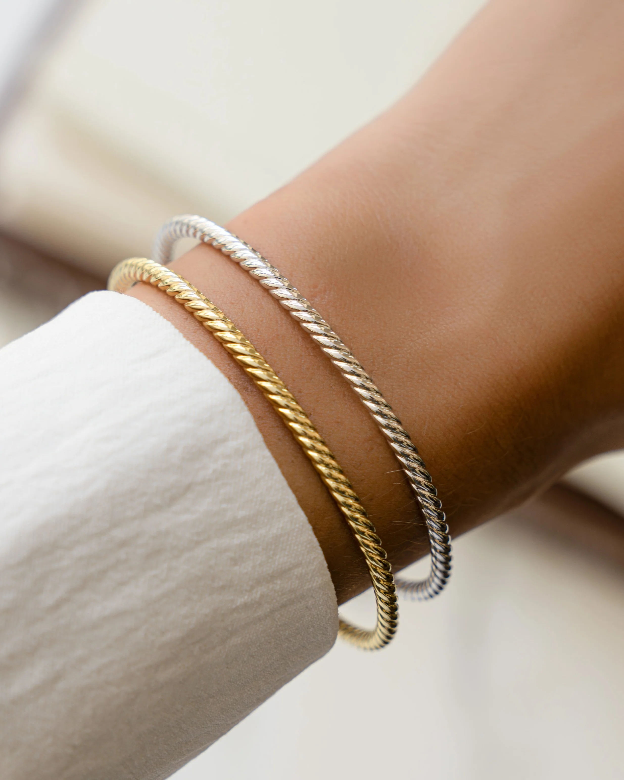 Twisted Bangle Cuff - Image 6