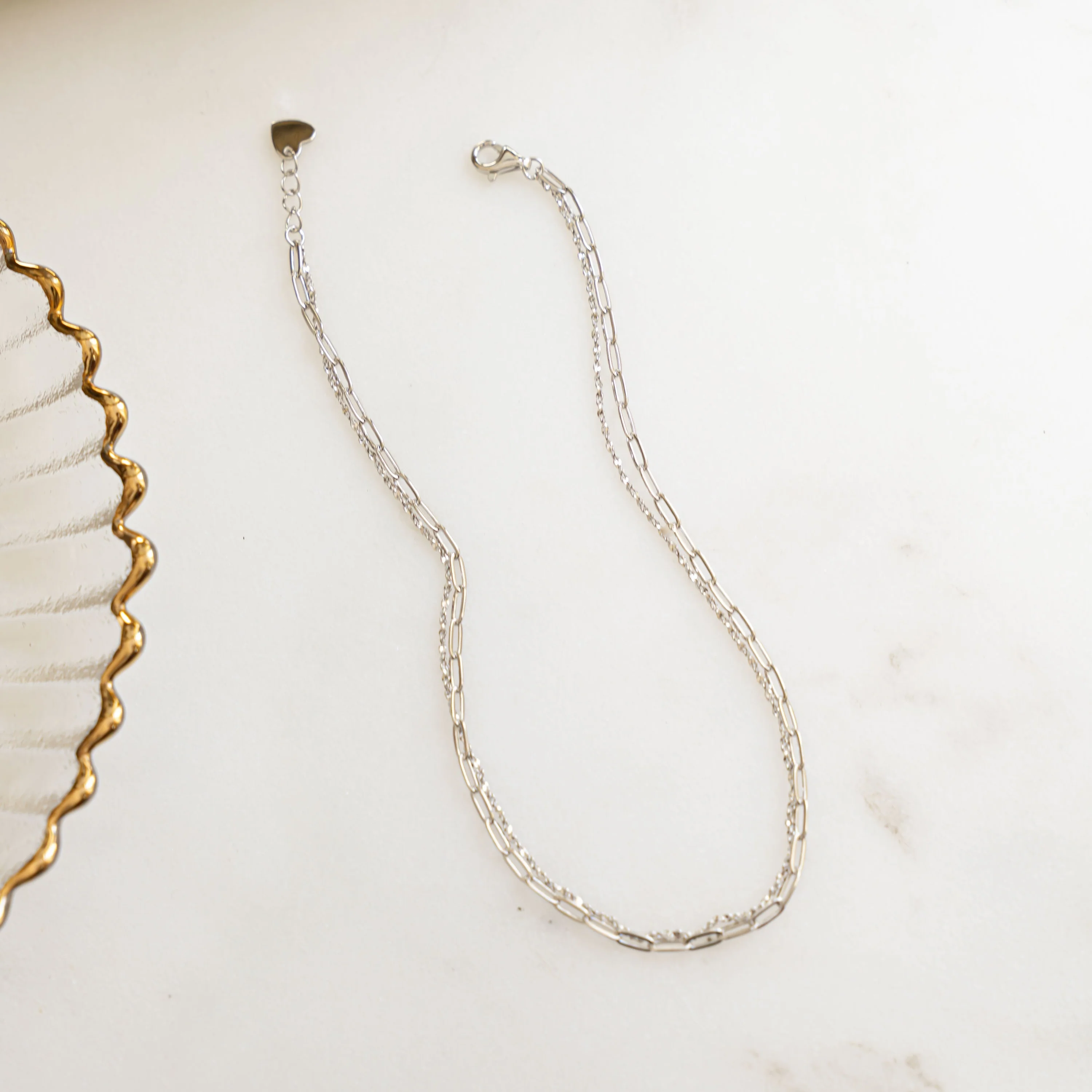 Two Dainty Anklet Set - Image 10