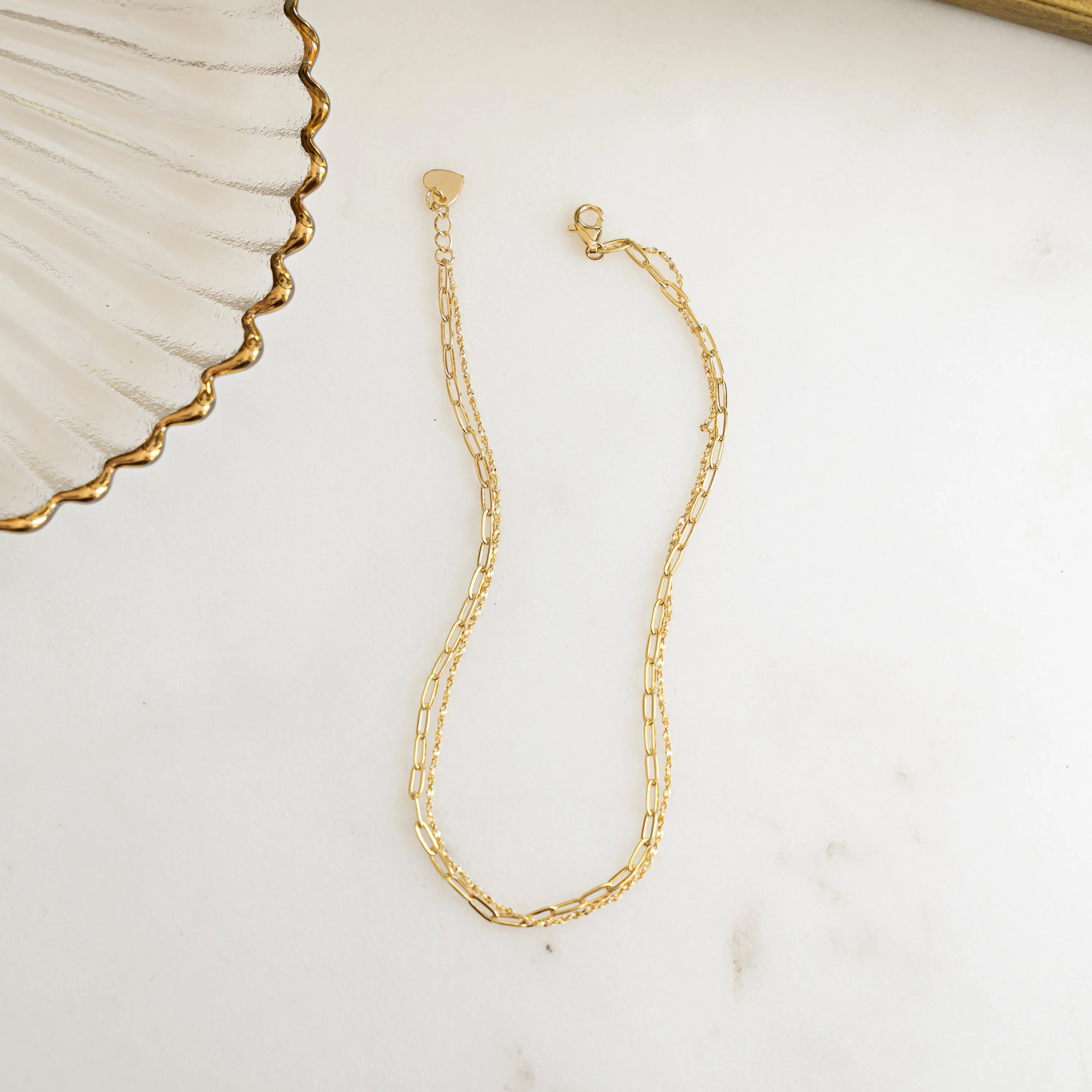 Two Dainty Anklet Set - Image 5