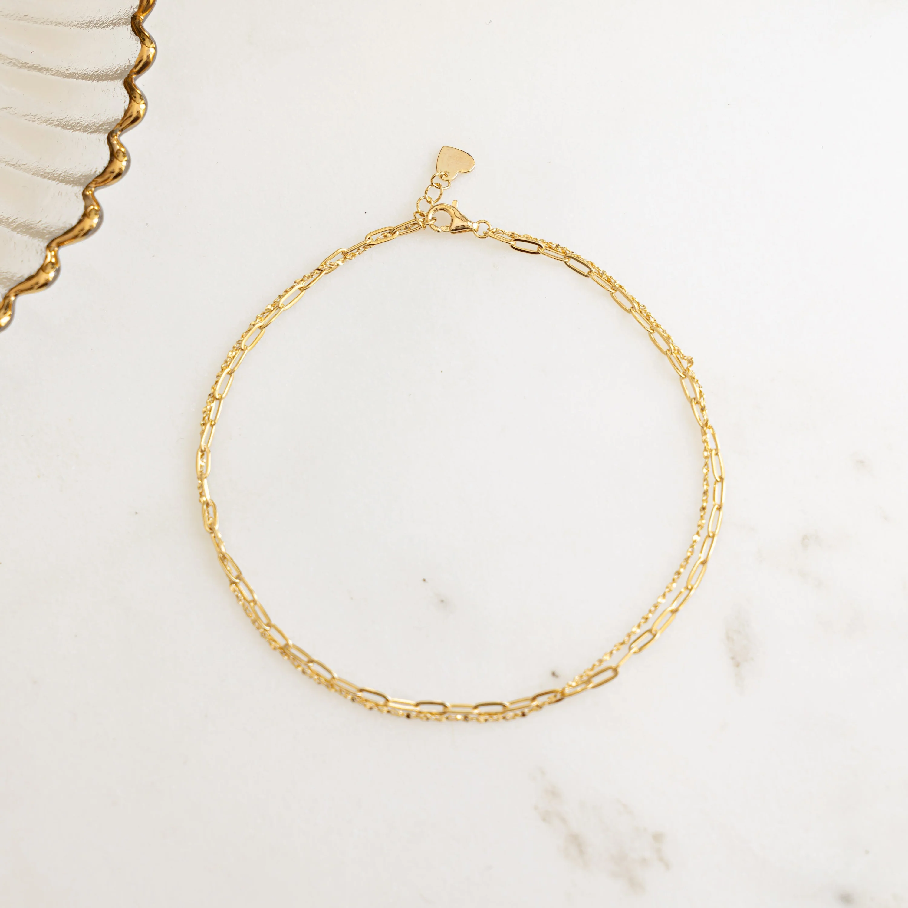 Two Dainty Anklet Set - Image 7