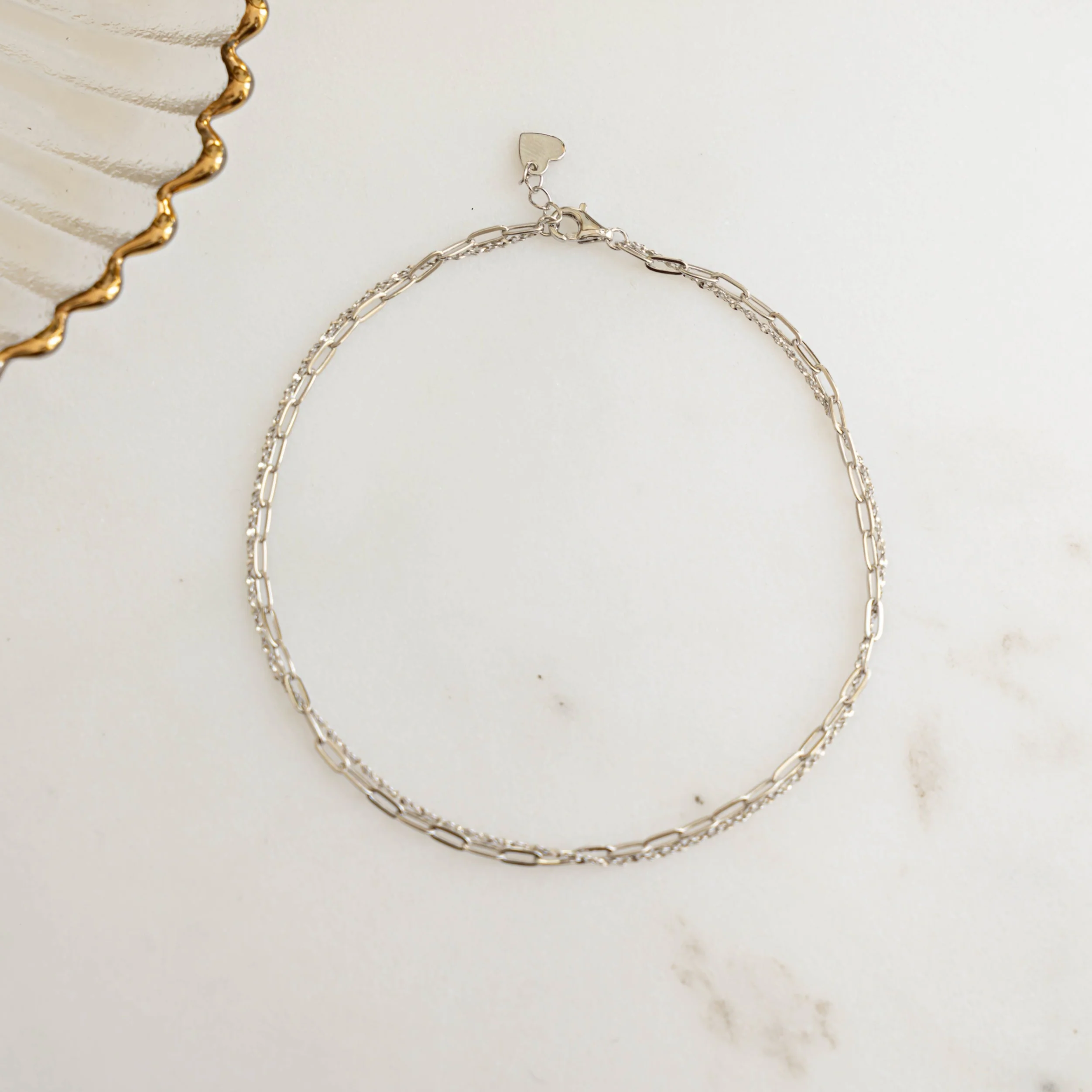 Two Dainty Anklet Set - Image 9