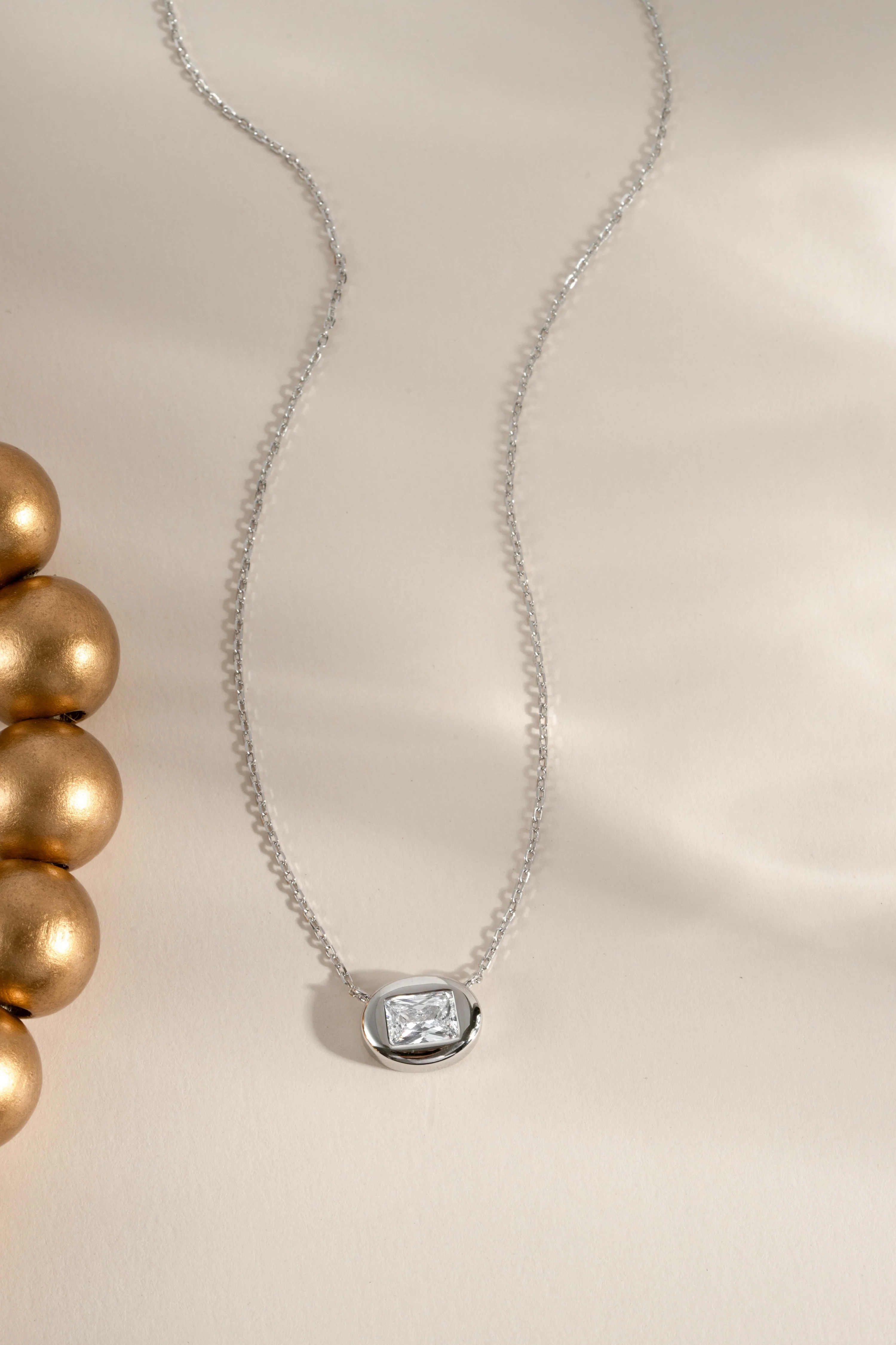 Valerie Bubble Bezel Necklace - Image 12