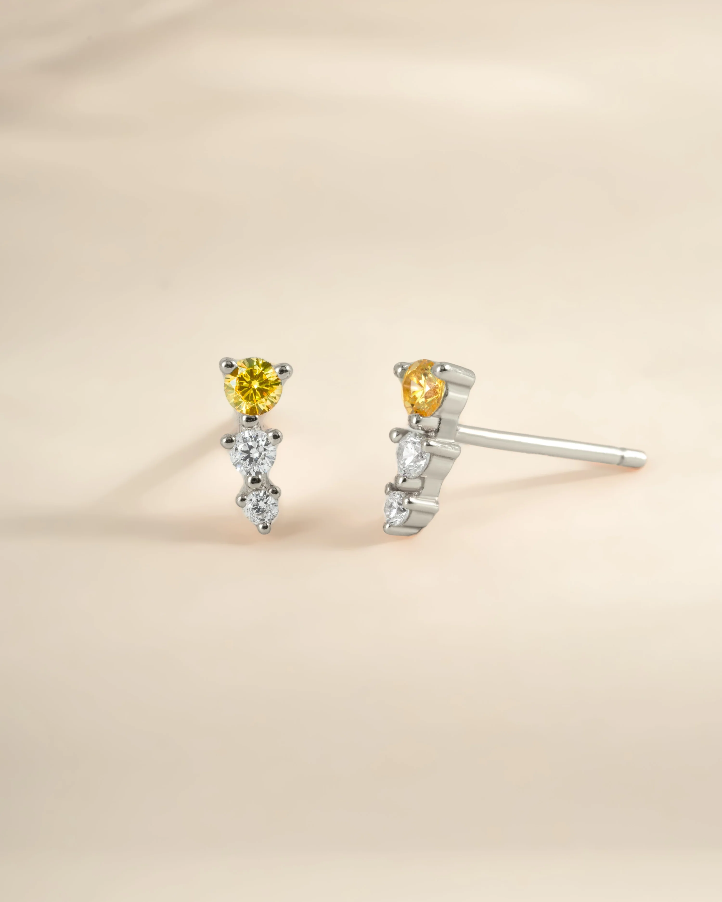 Yellow & Diamond Ear Climber - Image 6